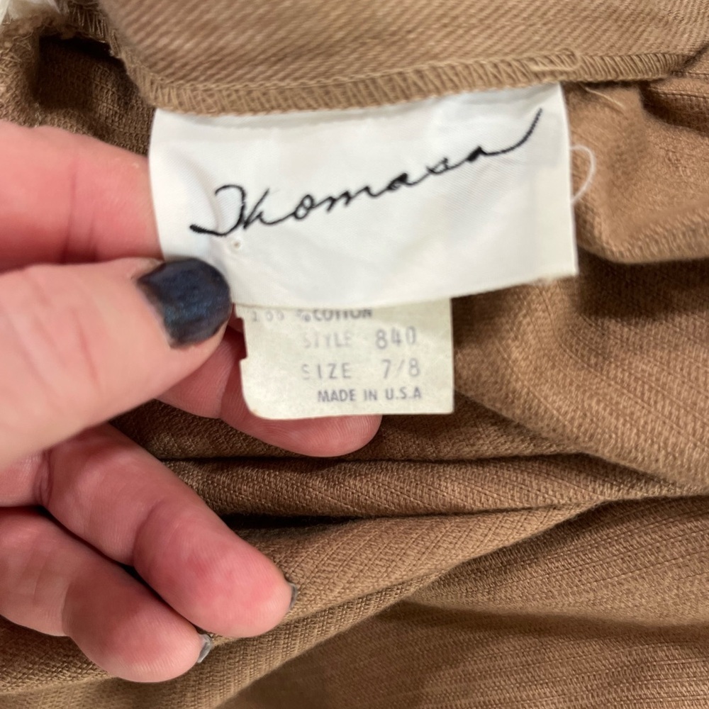High waisted corduroy tan bubble skirt vintage SM - Picture 8 of 11